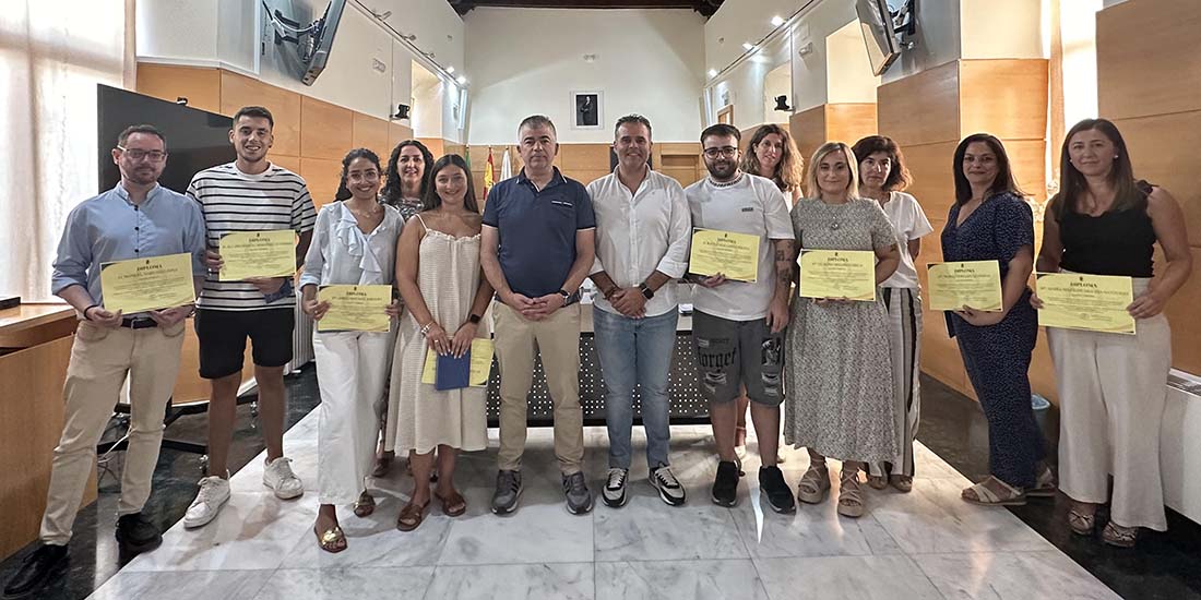 Clausurado el curso “Dinamización social, cultural y turística en Martos”